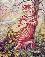 cat wqith guitar WOW